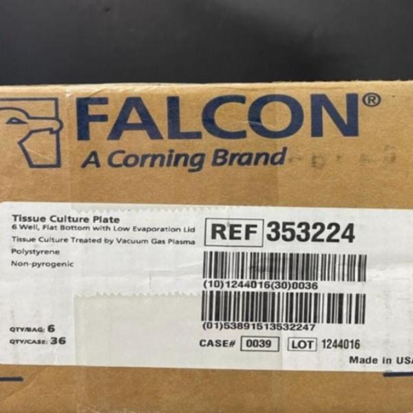 Falcon 353224 Microplate 6 Well Flat Bottom TC Treated 2 Cases of 36 Plates Lab Consumables::Storage and Culture Plates Falcon