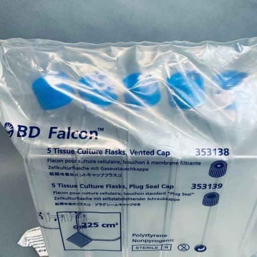Falcon Cell Culture Flask with Vented Cap 225 cm2 Rectangular Canted Neck Lab Culture Flask Falcon