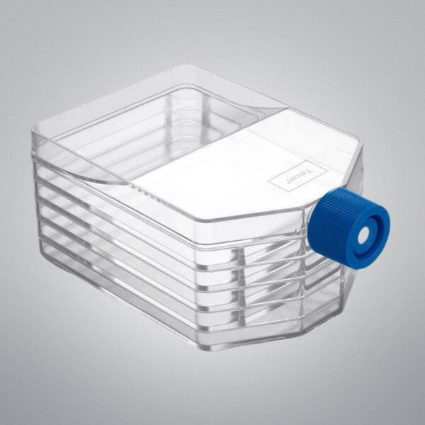 Falcon Culture Flask 5 Layer Vented Cap 875 cm2 Total of 4 Flasks Lab Consumables::Tubes, Vials, and Flasks Falcon