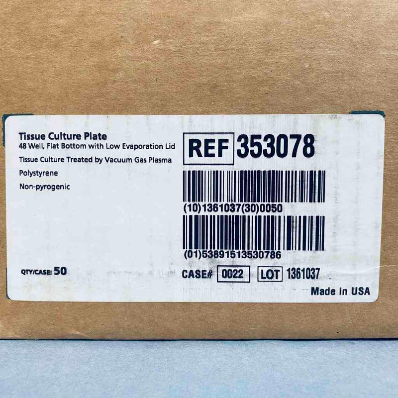 Falcon Microplate with Lid 48 Well PP 50 Plates Petri Dishes/Culture Plates Falcon