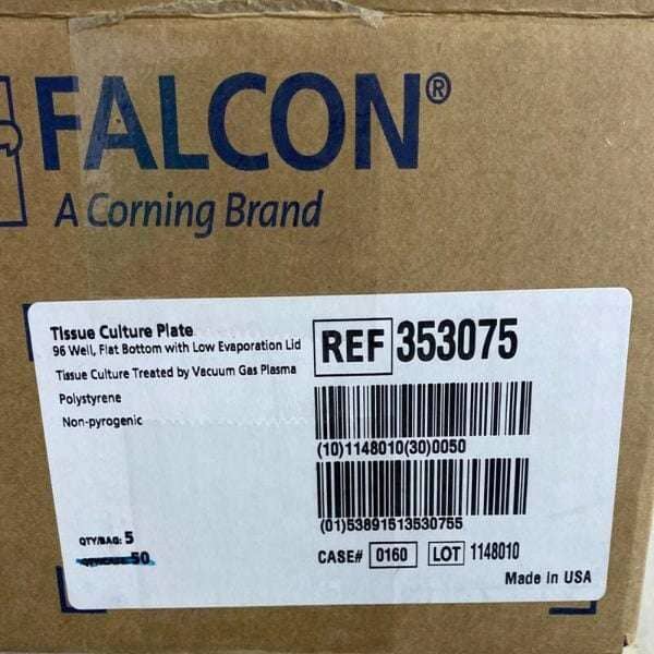 Falcon Microplate with Lid 96 Well Sealed 40 Plates Lab Consumables::Storage and Culture Plates Falcon