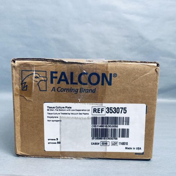 Falcon Microplate with Lid 96 Well Sealed 50 Plates Lab Consumables::Storage and Culture Plates Falcon