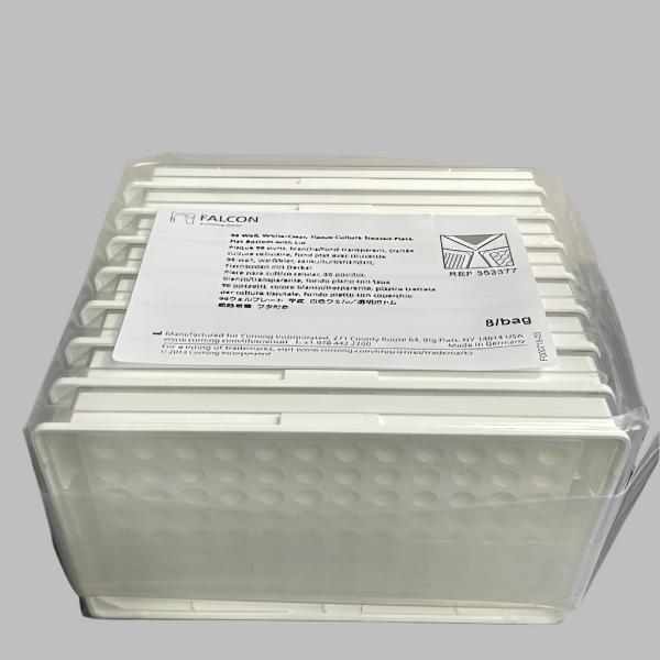 Falcon Microplate with Lid Hydrophilic 96 Well Sealed 16 Plates Lab Consumables::Storage and Culture Plates Falcon