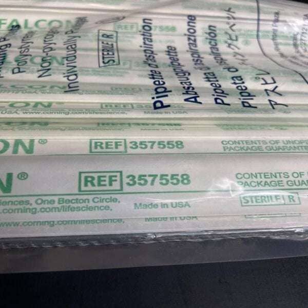 Falcon Serological Pipette 2 ml PS Individually Sealed Case of 200 Pipettes Pipettes & Pipette Tips Falcon