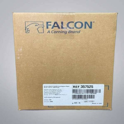 Falcon Serological Pipette 25 ml Space Saver Polystyrene Case of 200 Pipets Pipettes & Pipette Tips Falcon