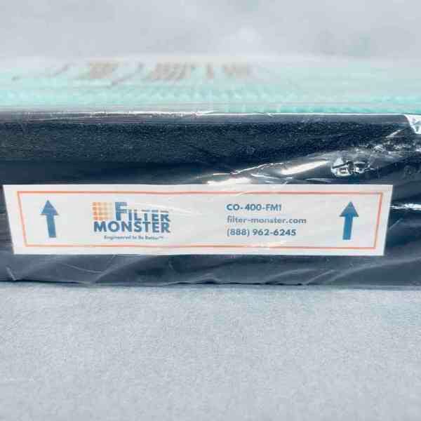Filter Monster CO-400-FM1 Max2 Carbon Filter Green True HEPA Pack of 2 Filters Filters Filter Monster