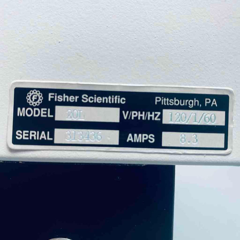 Fisher Scientific 20L-M Isotemp Waterbath 20 L Capacity Water Baths, Circulators & Chillers Fisher Scientific