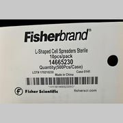 Fisher Scientific Cell Spreader L-Shaped Sterile 340 Spreaders Other Fisher Scientific