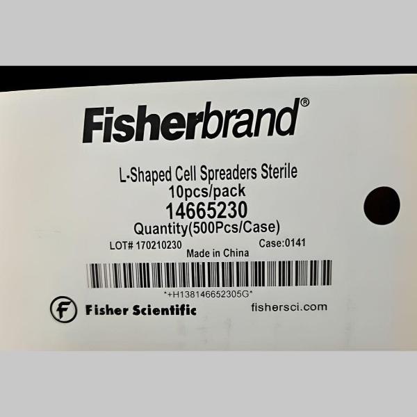Fisher Scientific Cell Spreader L-Shaped Sterile 340 Spreaders Other Fisher Scientific