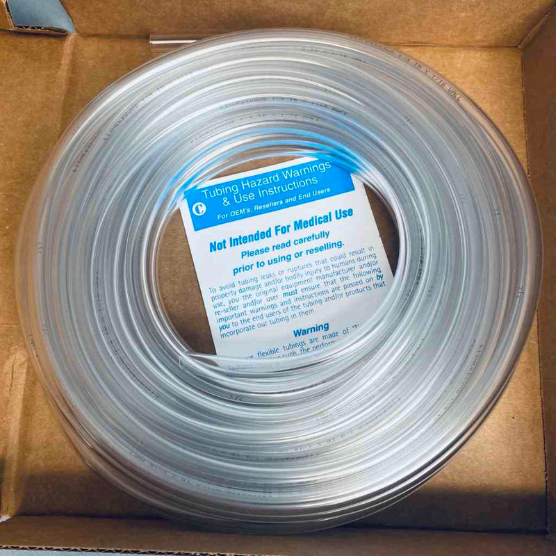 Fisher Scientific Clear PVC Tubing 1/4 in. ID x 3/8 in. OD 2 Boxes of 50 Feet Each Hose & Tubing Fisherbrand