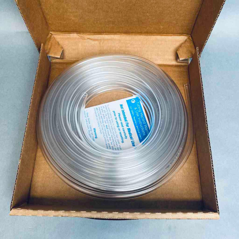 Fisher Scientific Clear PVC Tubing 1/4 in. ID x 3/8 in. OD 2 Boxes of 50 Feet Each Hose & Tubing Fisherbrand