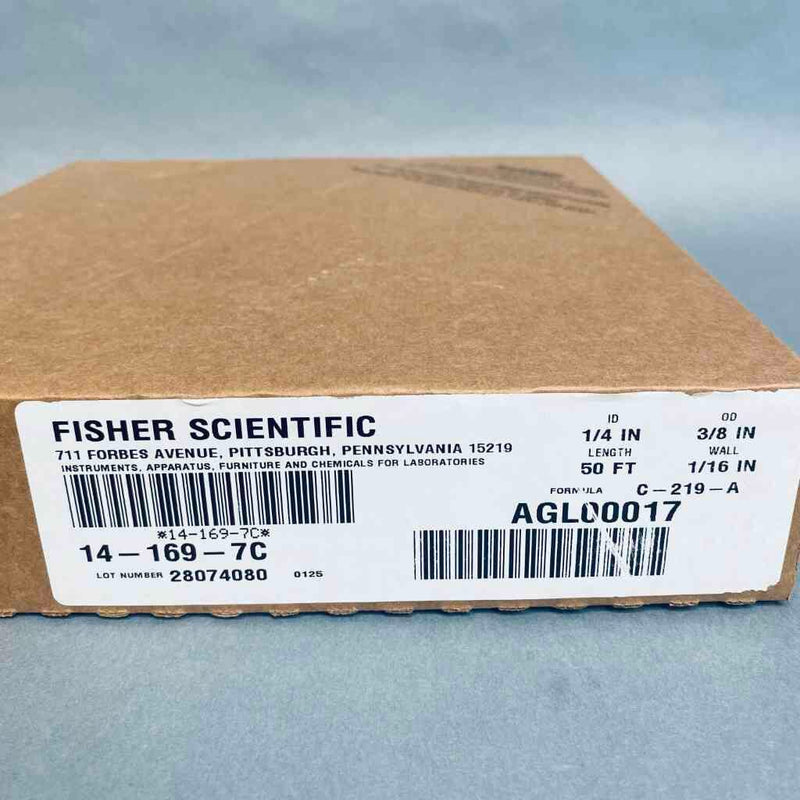 Fisher Scientific Clear PVC Tubing 1/4 in. ID x 3/8 in. OD 2 Boxes of 50 Feet Each Hose & Tubing Fisherbrand