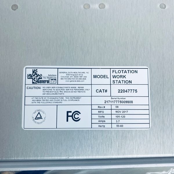 Fisher Scientific Healthcare Flotation Work Station Water Bath Water Baths, Circulators & Chillers Fisher Scientific