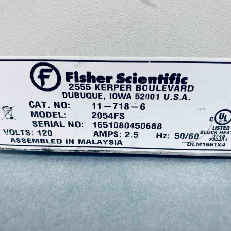 Fisher Scientific Isotemp Dry Bath Incubator 4 Slots with Heatblocks Dry Baths & Heat Blocks Fisher Scientific