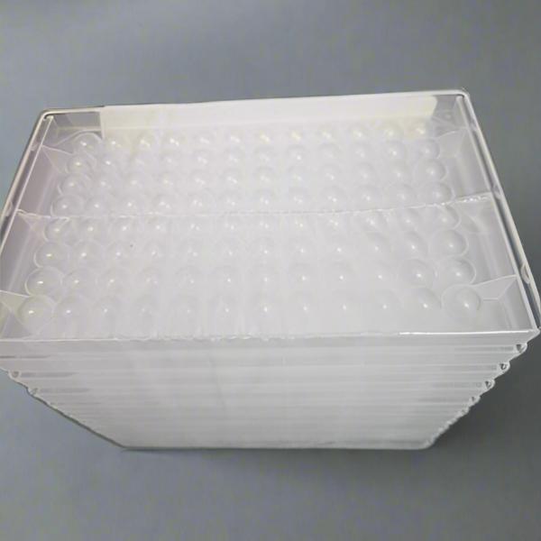 Fisher Scientific Microplate 96 Well Round Bottom PP Case of 80 Plates Lab Consumables::Storage and Culture Plates Fisher Scientific