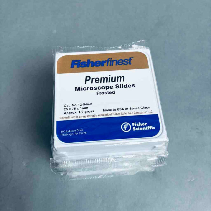 Fisher Scientific Microscope Slide Premium Frosted Glass Pack of 144 Slides Other Fisher Scientific