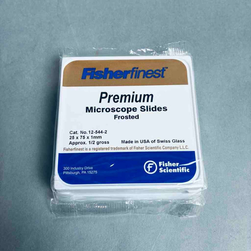Fisher Scientific Microscope Slide Premium Frosted Glass Pack of 144 Slides Other Fisher Scientific