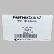 Fisher Scientific Serological Pipet Glass 2 ml Pack of 24 Pipettes Pipettes & Pipette Tips Fisher Scientific