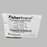 Fisher Scientific Serological Pipette 1 ml Sterile Case of 1000 Pipets Pipettes & Pipette Tips Fisher Scientific