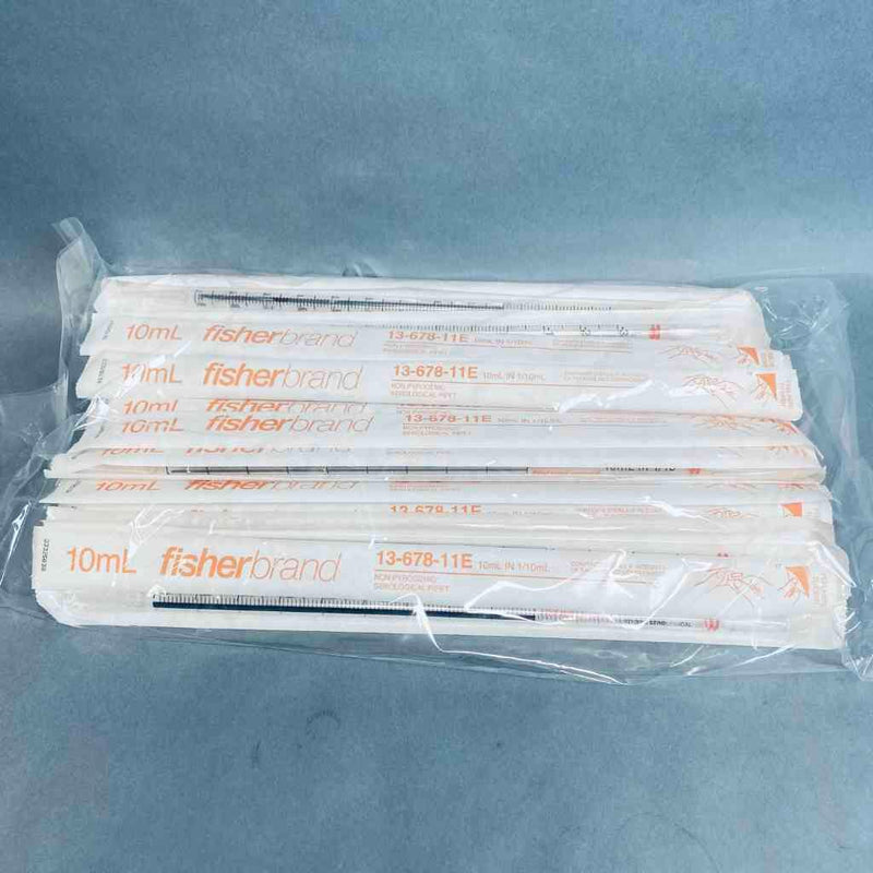Fisher Scientific Serological Pipette 10 ml Polystyrene - Case of 200 Pipets & Pipette Tips Fisherbrand