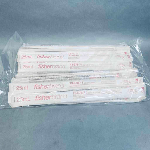 Fisher Scientific Serological Pipette 25 ml Polystyrene Case of 200 Pipettes Pipets & Pipette Tips Fisher Scientific