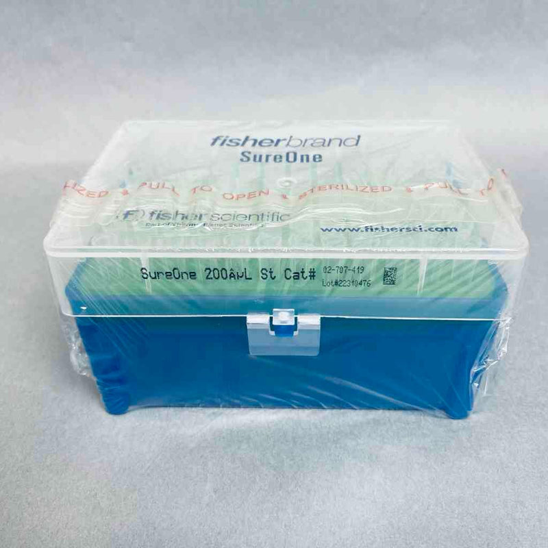 Fisher Scientific Sure-One Beveled Pipette Tip 200 ul Lot of 20 Racks Pipets & Pipette Tips Fisherbrand