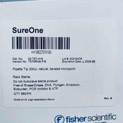 Fisher Scientific Sure-One Beveled Pipette Tip 200 ul Lot of 20 Racks Pipets & Pipette Tips Fisherbrand