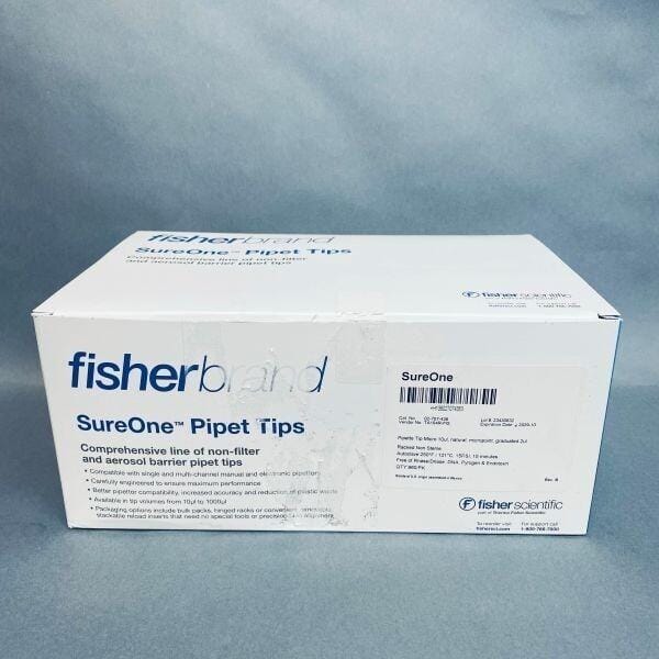 Fisher Scientific SureOne Pipette Tips 10 ul Micropoint 9 Racks of 96 Tips Each Pipets & Pipette Tips Fisher Scientific