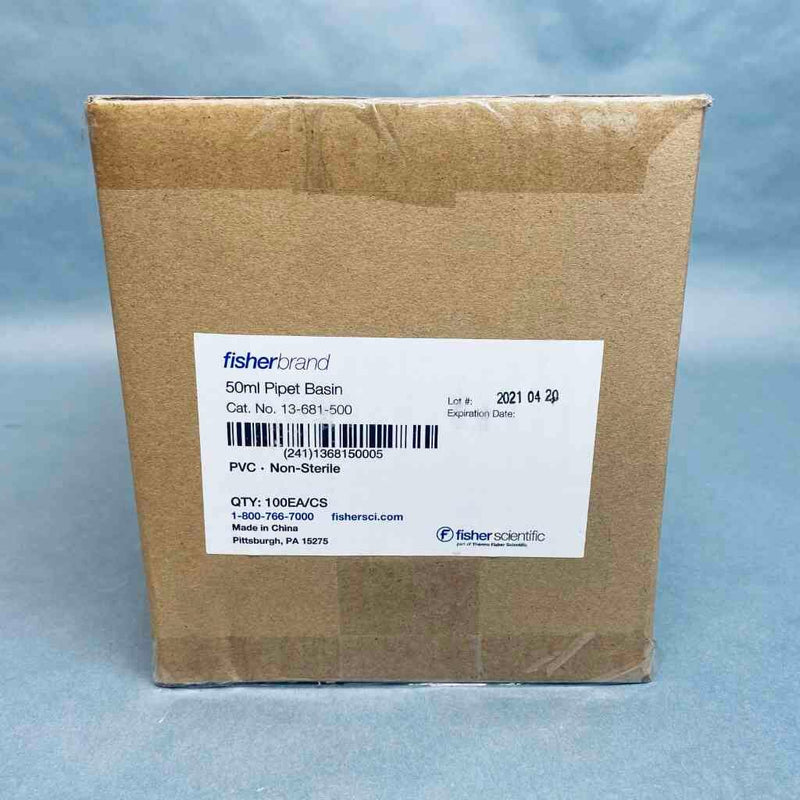 Fisherbrand 13-681-500 Reagent Reservoir 50 ml Case of 100 Basins Reagent Reservoirs Fisherbrand