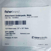 Fisherbrand Absorbent Underpad Mat 20 x 36 in. Lot of 100 Mats Other Medical, Lab & Dental Supplies Fisherbrand