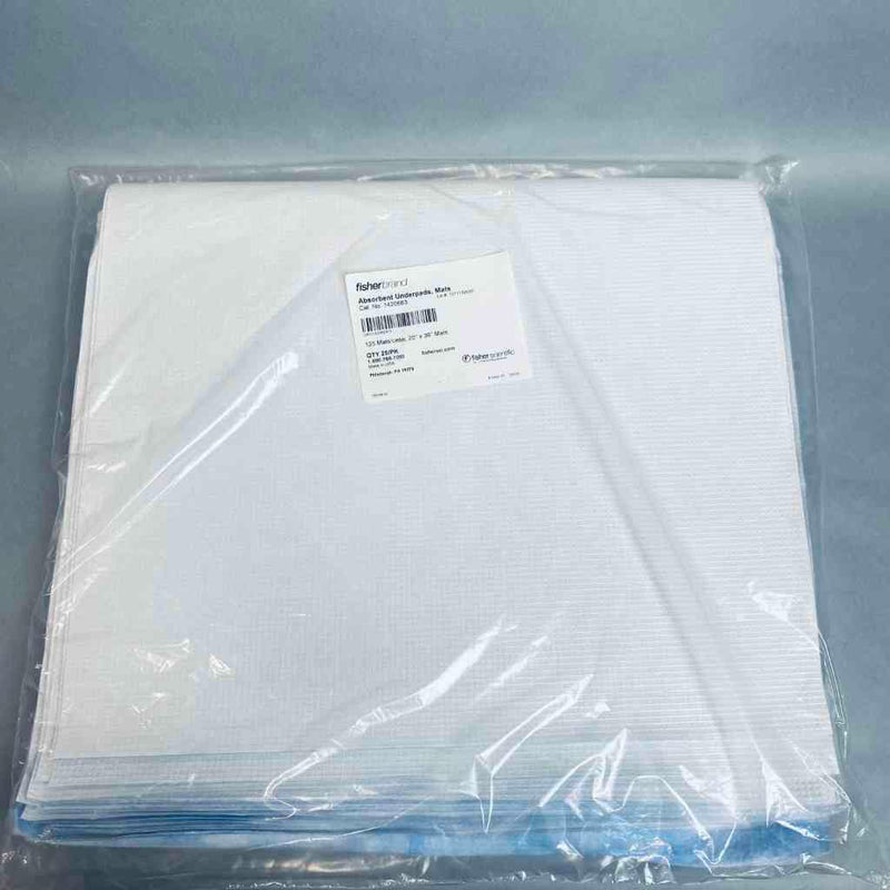 Fisherbrand Absorbent Underpad Mat 20 x 36 in. Lot of 100 Mats Other Medical, Lab & Dental Supplies Fisherbrand