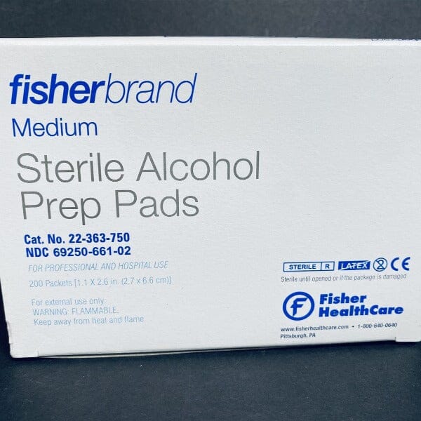 Fisherbrand Alcohol Prep Wipes 23 Boxes with 200 Wipes each Other Fisher Scientific