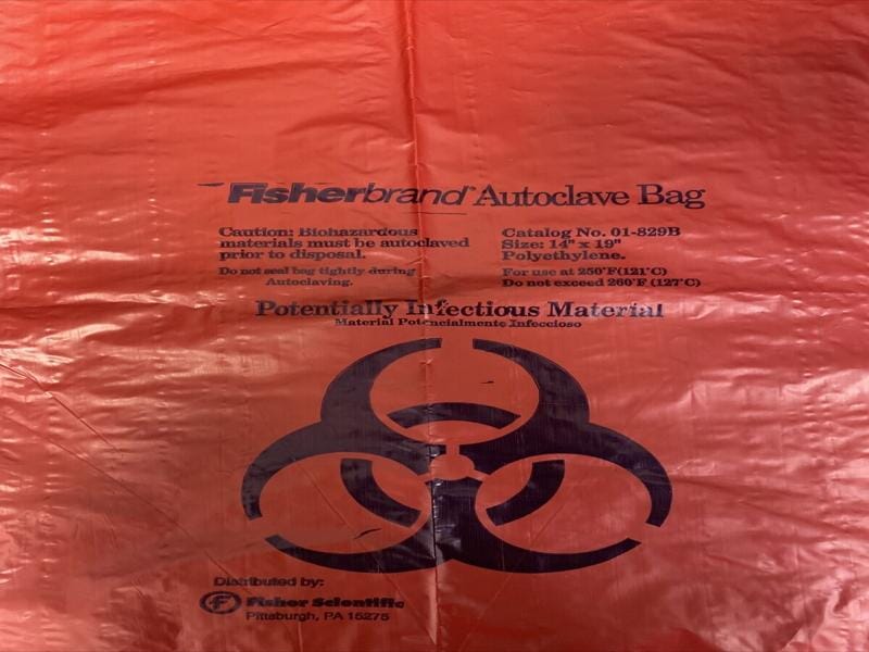 Fisherbrand Autoclave Bag 19 in. x 14 in. 23 Bags Other Fisherbrand