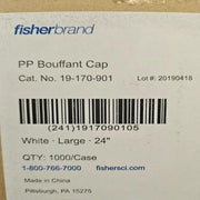 Fisherbrand Bouffant Cap Large White 24 in. Case of 1000 Caps Other Fisherbrand