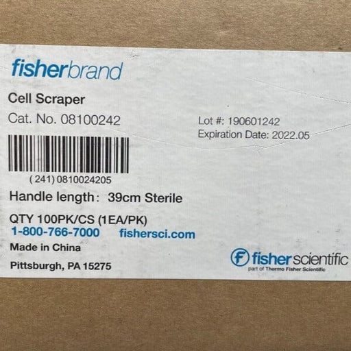 Fisherbrand Cell Scraper 39 cm Handle Case of 100 Scrapers Other Fisherbrand