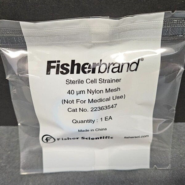 Fisherbrand Cell Strainer 40 um Sterile Case of 50 Cell Strainers Filters Fisherbrand