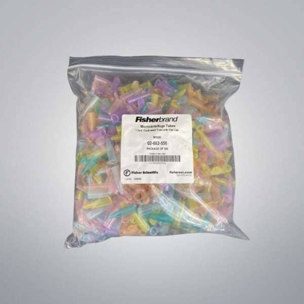Fisherbrand Centrifuge Tube 1.5 ml Assorted Colors 1000 Tubes Lab Consumables::Tubes, Vials, and Flasks Fisherbrand
