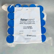 Fisherbrand Centrifuge Tube 50 ml Total of 250 Conical Tubes Centrifuge Tubes Fisherbrand
