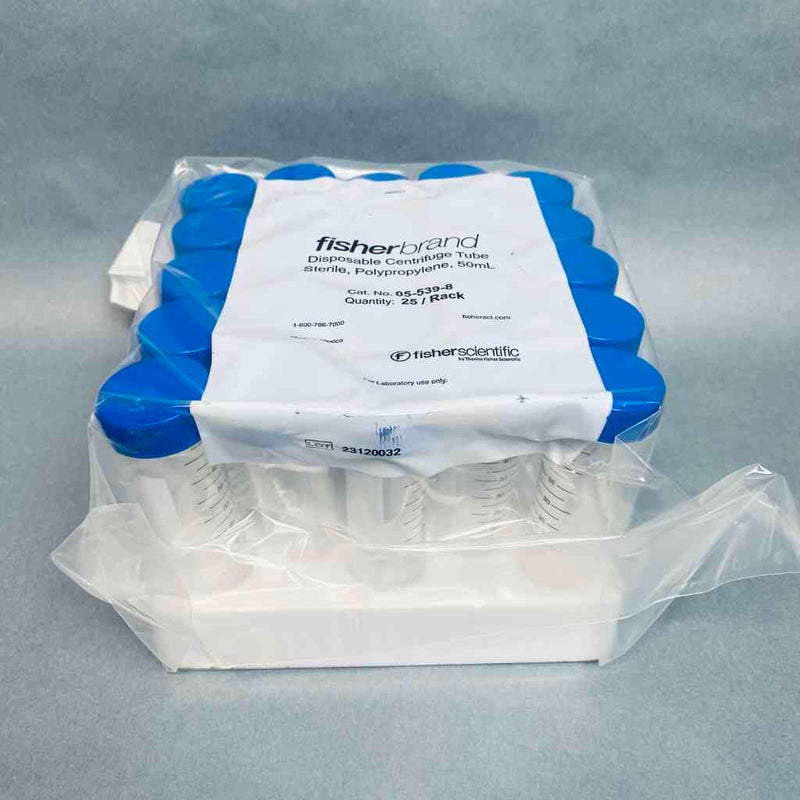 Fisherbrand Centrifuge Tube 50 ml Total of 250 Conical Tubes Centrifuge Tubes Fisherbrand