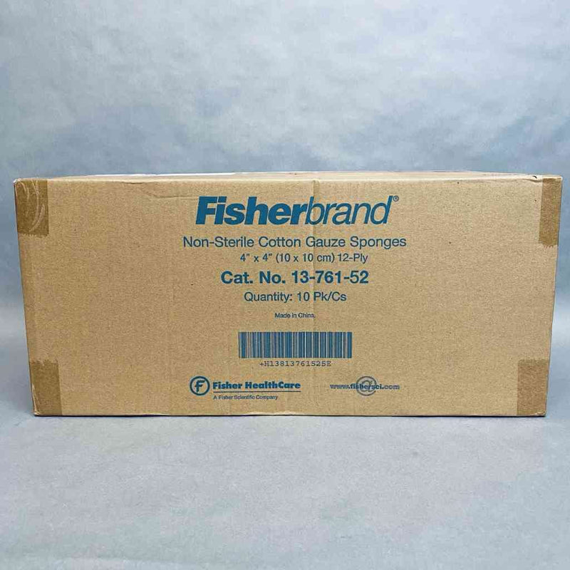 Fisherbrand Cotton Gauze Sponge 4 x 4 in. 12 Ply Case of 2000 Sponges Other Medical, Lab & Dental Supplies Fisherbrand