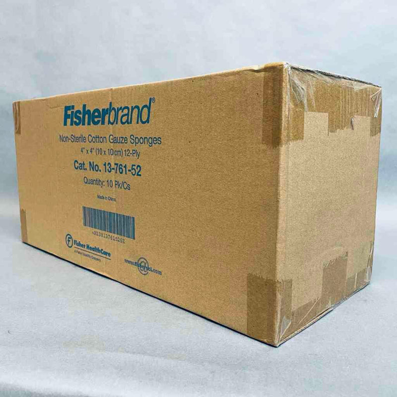 Fisherbrand Cotton Gauze Sponge 4 x 4 in. 12 Ply Case of 2000 Sponges Other Medical, Lab & Dental Supplies Fisherbrand
