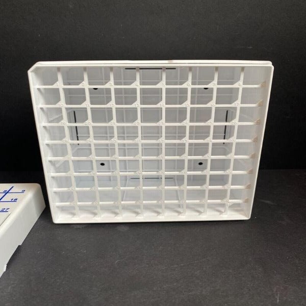 Fisherbrand Cryovial Storage Box for 5 ml Tubes Total of 8 Freezer Boxes Lab Consumables::Tubes, Vials, and Flasks Fisherbrand