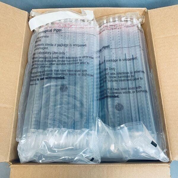 Fisherbrand Disposable Seroligical Pipet with Magnifier Stripe Case of 200 Pipet Pipets & Pipette Tips Fisherbrand