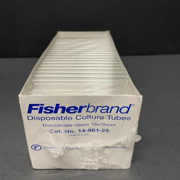 Fisherbrand Glass Culture Tube 10 x 75 mm 700 Tubes Lab Consumables::Tubes, Vials, and Flasks Fisherbrand