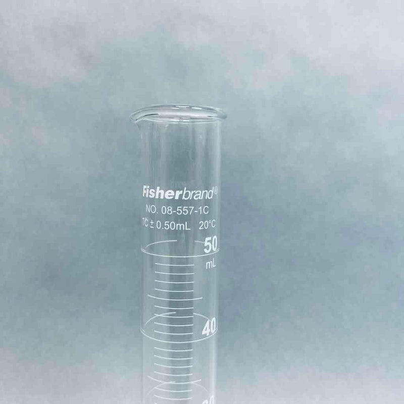 Fisherbrand Graduated Cylinder 50 ml Standard Class B Graduated Cylinders Fisherbrand