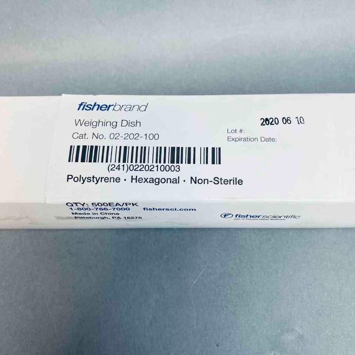 Fisherbrand Hexagonal Weighing Dish Polystyrene Pack of 500 Dishes Other Fisherbrand