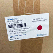 Fisherbrand Micro Centrifuge Tubes Sterile Individually Wrapped 2 ml Locking Lid - Lot of 500 Tubes Centrifuge Tubes Fisherbrand