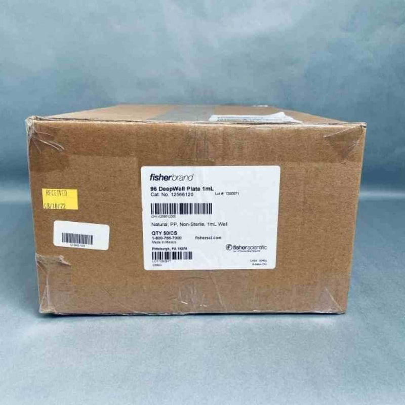 Fisherbrand Microplate 96 Deep Well 1 ml PP Case of 50 Plates Petri Dishes/Culture Plates Fisherbrand