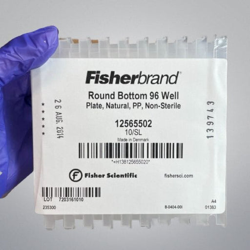 Fisherbrand Microplate 96 Well 500 ul PP - Case of 80 Plates Lab Consumables::Storage and Culture Plates Fisherbrand