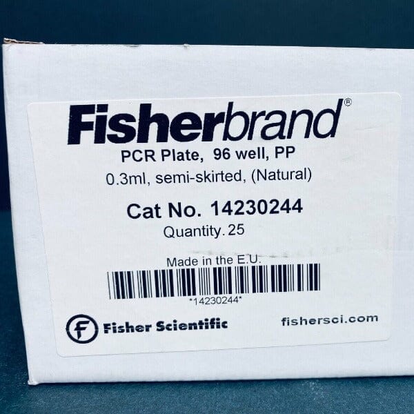 Fisherbrand Microplate 96 Well PCR Plate Polypropylene 50 Microplates Lab Consumables::Storage and Culture Plates Fisherbrand